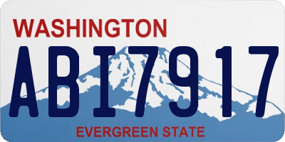 WA license plate ABI7917