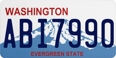 WA license plate ABI7990