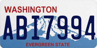 WA license plate ABI7994