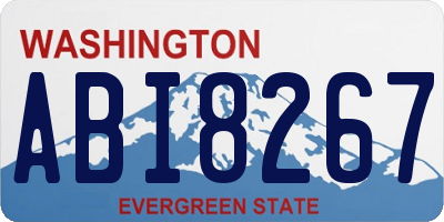 WA license plate ABI8267