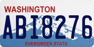 WA license plate ABI8276