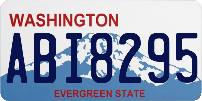 WA license plate ABI8295