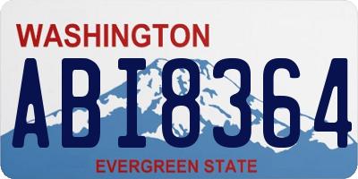WA license plate ABI8364