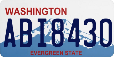 WA license plate ABI8430