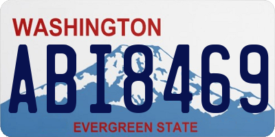 WA license plate ABI8469