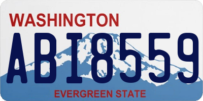 WA license plate ABI8559