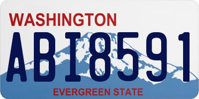 WA license plate ABI8591