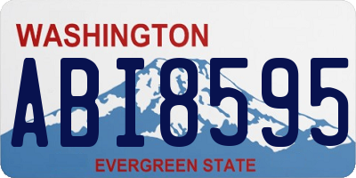 WA license plate ABI8595