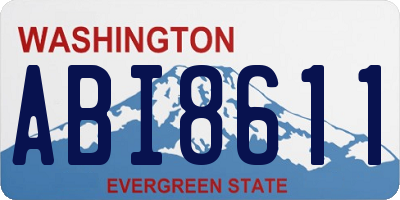 WA license plate ABI8611