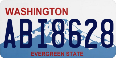 WA license plate ABI8628