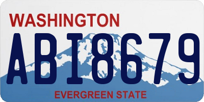 WA license plate ABI8679