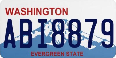WA license plate ABI8879