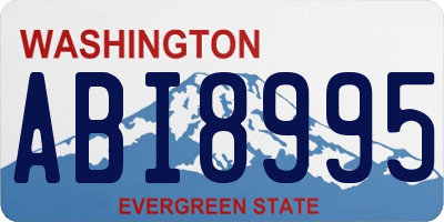 WA license plate ABI8995