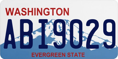 WA license plate ABI9029
