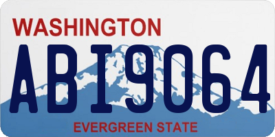 WA license plate ABI9064