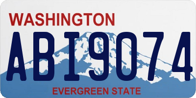 WA license plate ABI9074