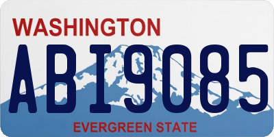 WA license plate ABI9085