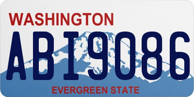 WA license plate ABI9086