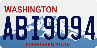 WA license plate ABI9094