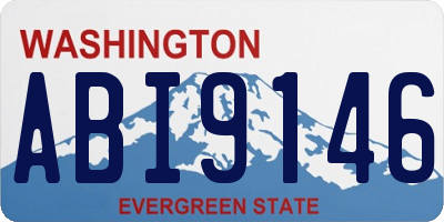WA license plate ABI9146