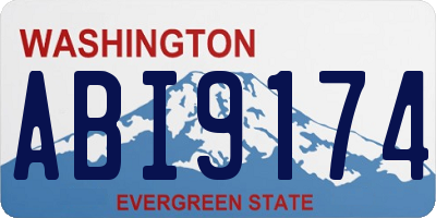 WA license plate ABI9174