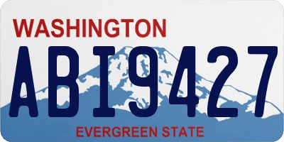 WA license plate ABI9427
