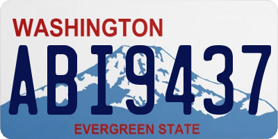 WA license plate ABI9437