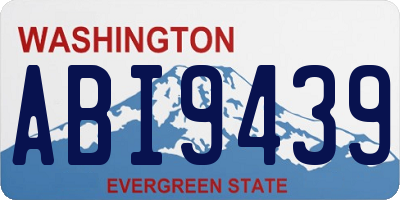 WA license plate ABI9439