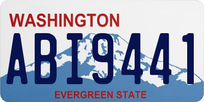 WA license plate ABI9441