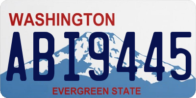 WA license plate ABI9445