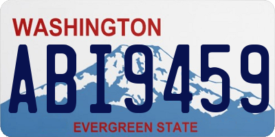 WA license plate ABI9459