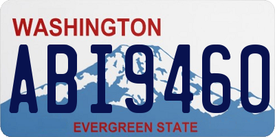 WA license plate ABI9460