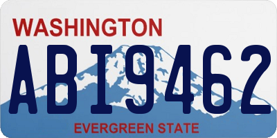 WA license plate ABI9462