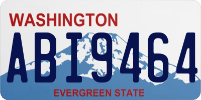 WA license plate ABI9464