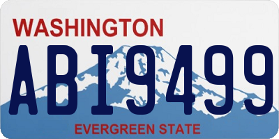 WA license plate ABI9499