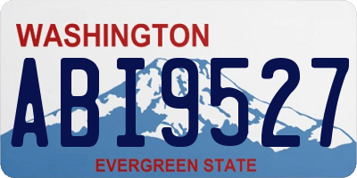 WA license plate ABI9527