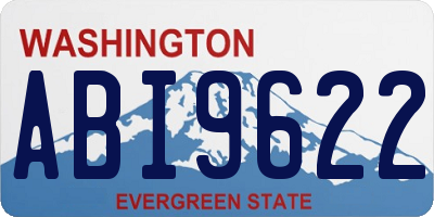 WA license plate ABI9622