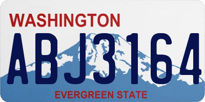 WA license plate ABJ3164