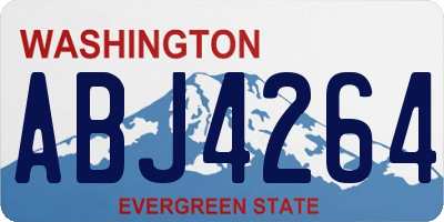 WA license plate ABJ4264