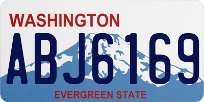 WA license plate ABJ6169