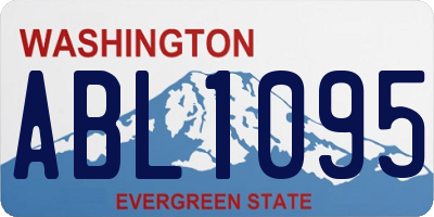 WA license plate ABL1095