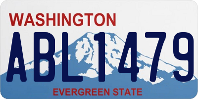 WA license plate ABL1479