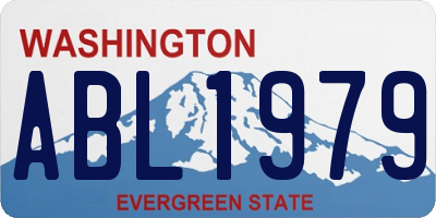 WA license plate ABL1979