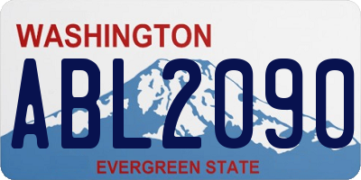 WA license plate ABL2090