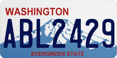 WA license plate ABL2429