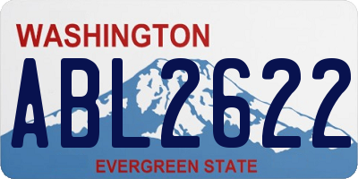 WA license plate ABL2622