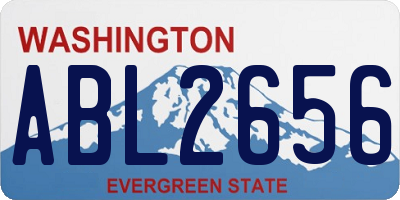 WA license plate ABL2656