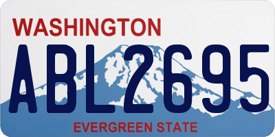 WA license plate ABL2695