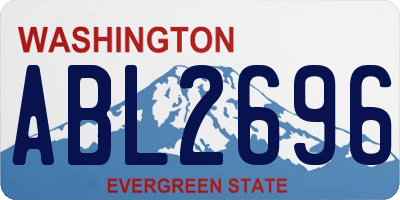 WA license plate ABL2696