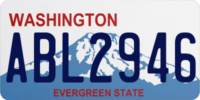 WA license plate ABL2946